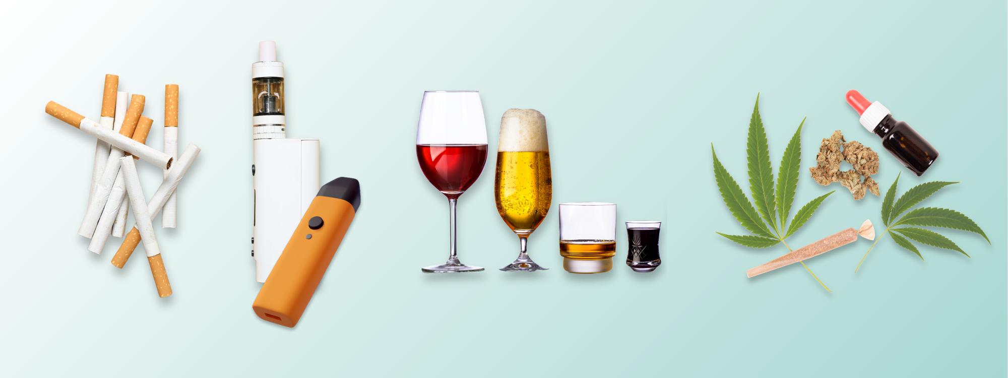 Tobacco, Alcohol, Cannabis